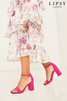 Živo roza - Lipsy sandali z visoko peto (R02015) | €48