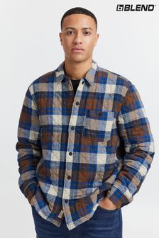 Blend Brown Quilted Lumberjack Overshirt (R02268) | €27