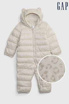 Gap Cream Leopard Print Water Resistant Puffer Snowsuit (R04813) | 69 €
