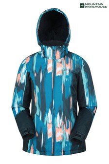 Mountain Warehouse Blue Dawn Womens Printed Ski Jacket (R05004) | $104