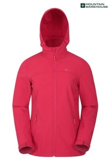 Mountain Warehouse Red Exodus Womens Softshell Jacket (R05016) | €27