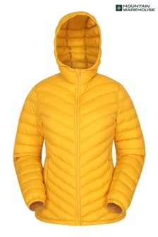 yellow jacket with hood