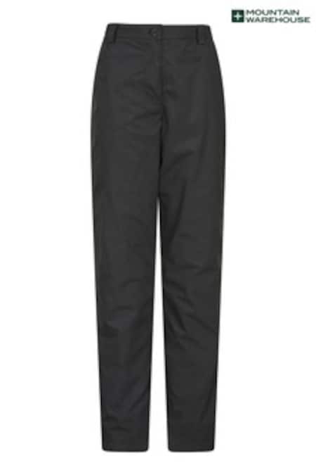 Mountain Warehouse Black Winter Trek Ii Womens Short Length Trousers (R05999) | €53