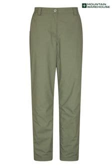Mountain Warehouse Khaki Green Winter Trek Ii Womens Short Length Trousers (R06000) | $101