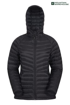Mountain Warehouse Black Skyline Womens Hydrophobic Down Jacket (R06035) | €160
