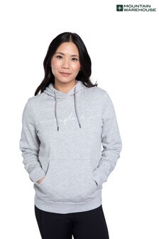 Mountain Warehouse Grey Explore Embroidered Womens Hoodie (R06129) | 38 €