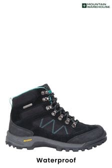 Mountain Warehouse Black Storm Womens Waterproof Isogrip Walking Boots (R06187) | ₪ 512