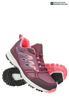 Mountain Warehouse Burgundy Lakeside Trail Womens Waterproof Approach Shoes (R06190) | $105
