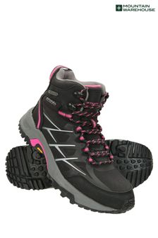 Mountain Warehouse Black Byzantine Waterproof Vibram Womens Walking Boots (R06200) | ₪ 489