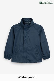 Mountain Warehouse Blue Packable Kids Waterproof Jacket (R06316) | 23 €