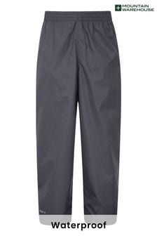 Mountain Warehouse Grey Pakka Kids Waterproof Over Trousers (R06369) | $39