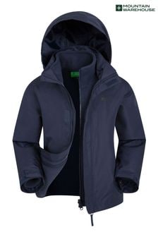 Mountain Warehouse Navy Fell Kids 3 In 1 Water Resistant Jacket (R06599) | $69