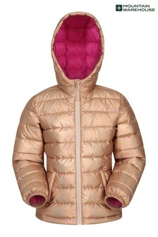 Mountain Warehouse Gold/Pink Seasons Kids Water Resistant Padded Jacket (R06634) | 47 €