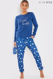 In The Style Twinkle Twinkle Wide Leg Pyjamas