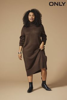 ONLY Maxi Roll Neck Knitted Dress