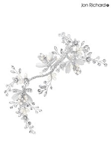 Jon Richard Silver Plated Silver Painted Leaves And Crystal Bead Dogclip - Gift Pouch (R22607) | INR 6,283
