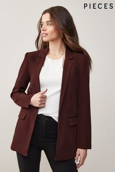 PIECES Brown Tailored Smart Blazer (R23940) | 32 €