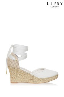 Chaussures compensées Lipsy au crochet lacées style espadrille