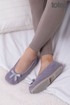 灰色 - Totes Isotoner爆米花紋拖鞋 (R31961) | NT$840