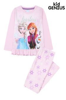Kid Genius Purple Frozen Fearless Girls Licensing Pyjama (R32362) | ￥2,400