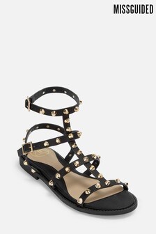 Sandales Missguided Dome cloutées style spartiate