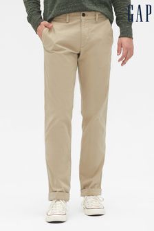 Нейтральный - Прямые брюки чинос Gap Essential (R39760) | €53
