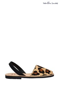 Palmaira Sandals Leopard Print Flat Sandals (R43581) | $82