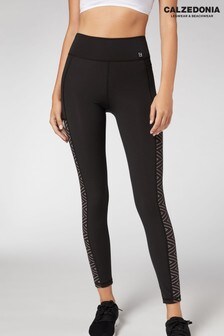 Calzedonia Black Active Leggings With Insert (R44283) | €19.50