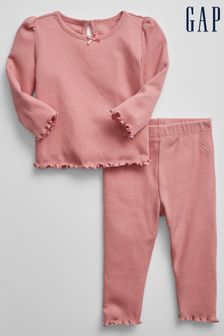 Gap Pink Ribbed Outfit Set (R45345) | €25
