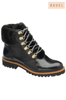Ravel Black Leather Hiker Boot (R45853) | 114 €