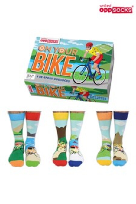 United Odd Socks Blue Adults On Your Bike! Cycling Sock Gift Box (R47464) | 23 €