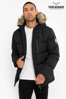 Threadbare Black Padded Jacket (R50066) | $96