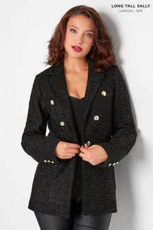 Long Tall Sally Black Boucle Blazer (R55822) | €35