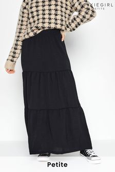 PixieGirl Petite Black Crepe Maxi Skirt (R56630) | ₪ 140