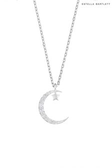 Estella Bartlett Silver Moon & Star Necklace (R56808) | €14.50