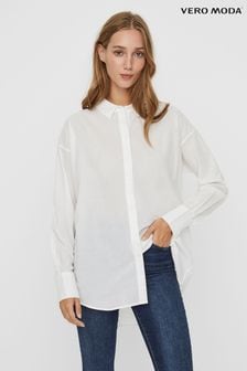 Vero Moda White Oversized Workwear Shirt (R57511) | €16