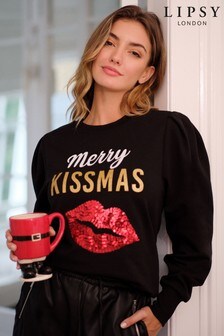 Lipsy Puff Sleeve Sweatshirt