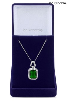 Jon Richard Emerald Cubic Zirconia Pendant Necklace - Geschenkschachtel (R61394) | 47 €