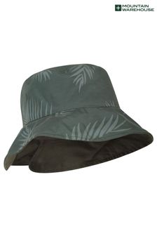 Mountain Warehouse Khaki Reversible Womens Printed Bucket Hat (R63694) | €13.50