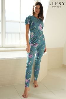 Groen - Lipsy - Pyjamaset met korte mouwen (R63702) | €38