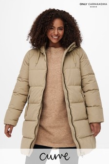 ONLY Curve Neutral Puffer Coat (R64247) | $98