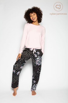 Ensemble de pyjama Cyberjammies avec haut et pantalon en maille à fleurs