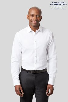 Charles Tyrwhitt White Slim Fit Shirt (R66215) | $63