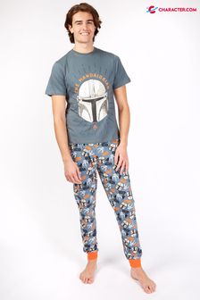 Character Grey Mens Disney Star Wars Mandalorian Pyjamas (R69344) | ￥4,080