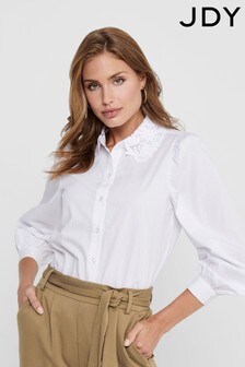 JDY White Lace Collar Shirt (R69356) | 33 €