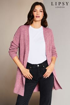 Lipsy Rose Mixed Cable Knit Cardigan (R70424) | KRW81,500