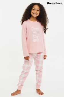 Threadgirls Pink Long Sleeve Cotton Pyjama Set (R72941) | 24 €