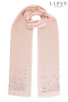 Телесный - Легкий шарф с пайетками Lipsy (R73752) | 12 350 тг
