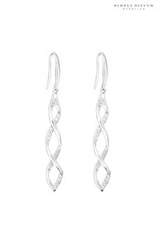 Simply Silver Silver Cubic Zirconia Sterling Silver 925 Stud Earrings (R78827) | €48