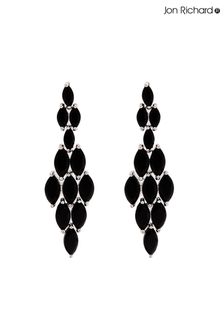Jon Richard Marquisse Navette Cubic Zirconia Diamond Shape Earrings (R78915) | kr370